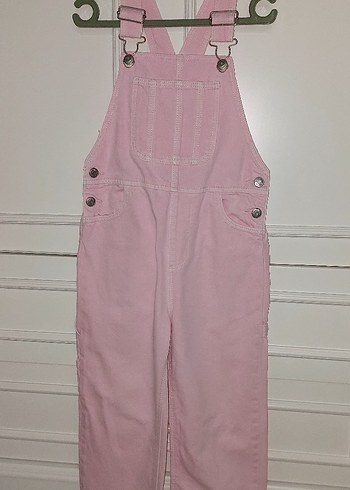 Dantel Detaylı Pembe Kız Tulum - Görsel 2