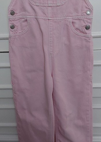 Dantel Detaylı Pembe Kız Tulum - Görsel 5