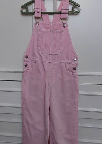 Dantel Detaylı Pembe Kız Tulum - Görsel 3