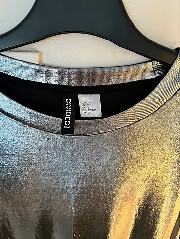 H&M Hm oversize parlak elbise