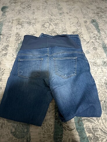 40 Beden mavi Renk Hamile pantalonu