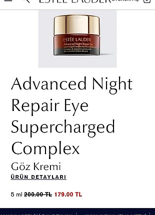 Advanced night repair eye