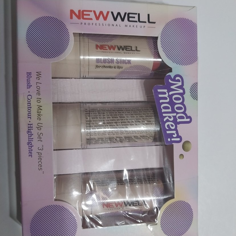 Newwell Pastel Bej 3'lü allik_kontur ve highliter Seti - Görsel 2