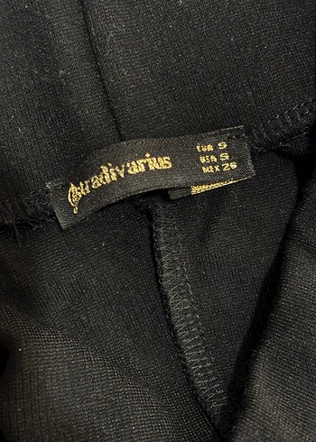 Stradivarius Siyah Kadın Midi Etek