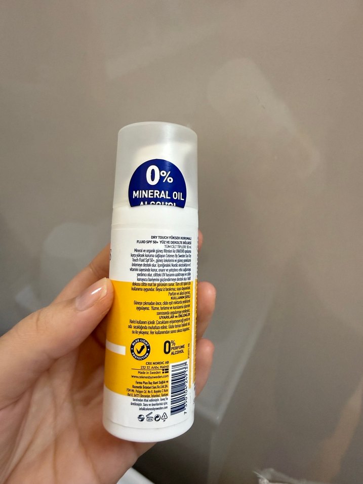 Celenes SPF 50+ Güneş Koruyucu Sıvı 50ml - Görsel 2