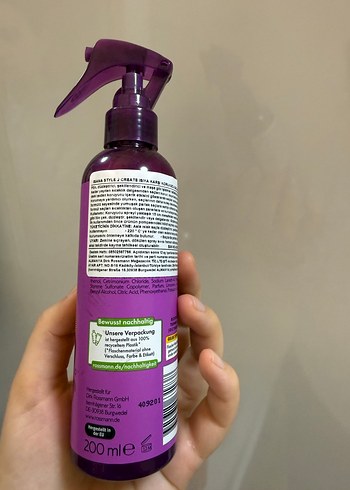 Isana Hitzeschutz Sprey 220°C'ye kadar - Görsel 2