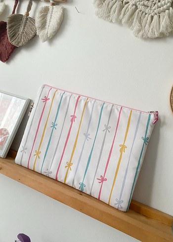 Kurdele Clutch/Tablet Çantası