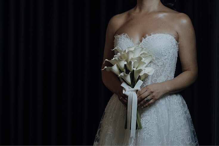 Fransız Dantel Gelinlik - Görsel 6