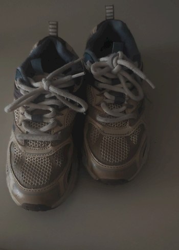 Gri Street Wear Sneakers - Görsel 2