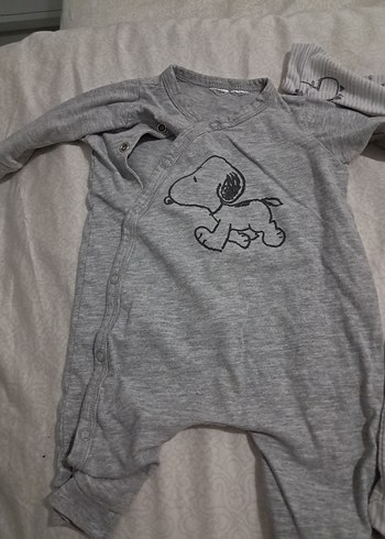 Gri Uzun Kollu Erkek Bebek Tulumları - Görsel 2