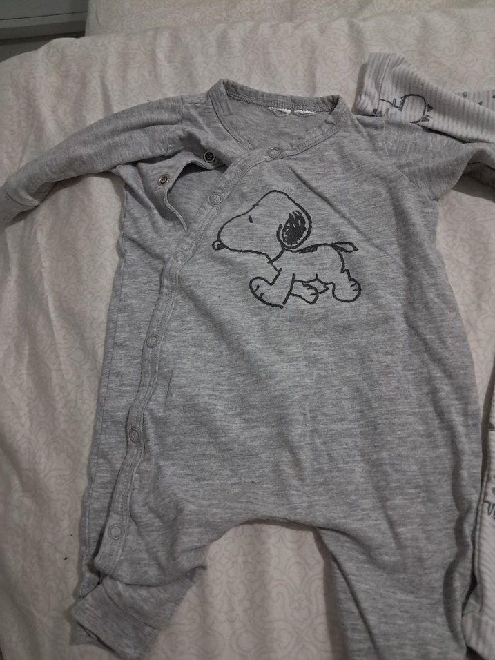 Gri Uzun Kollu Erkek Bebek Tulumları - Görsel 2