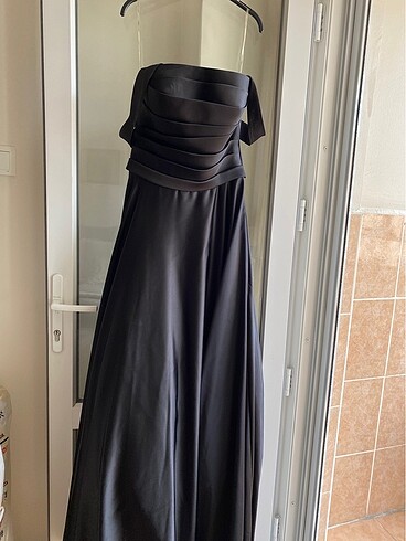 Siyah Kenzel Abiye Elbise