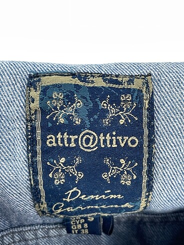 s Beden mavi Renk Vintage Love Kot Ceket %70 İndirimli.