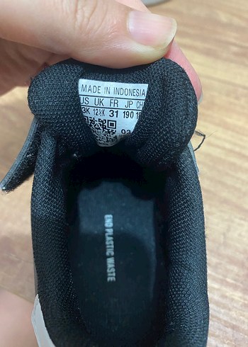 Kız Çocuk Siyah Adidas Spor Ayakkabı - Görsel 6