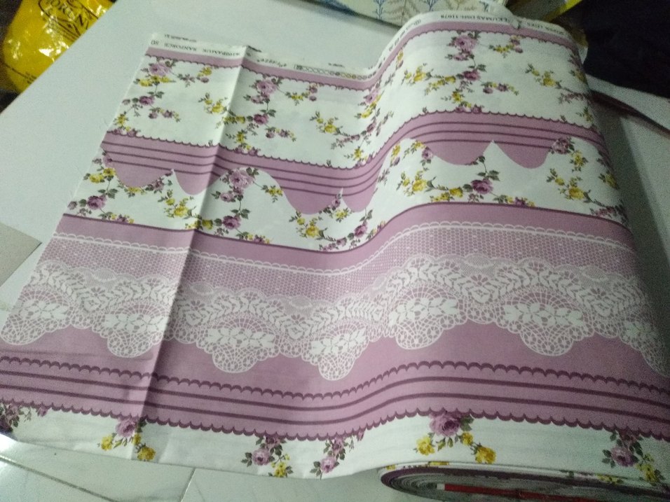 Kırmızı Kalp Desenli Beyaz Nevresim kumaşı - Görsel 3