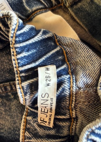 Bol Kesim Kadın Denim Jogger Pantolon - Görsel 4