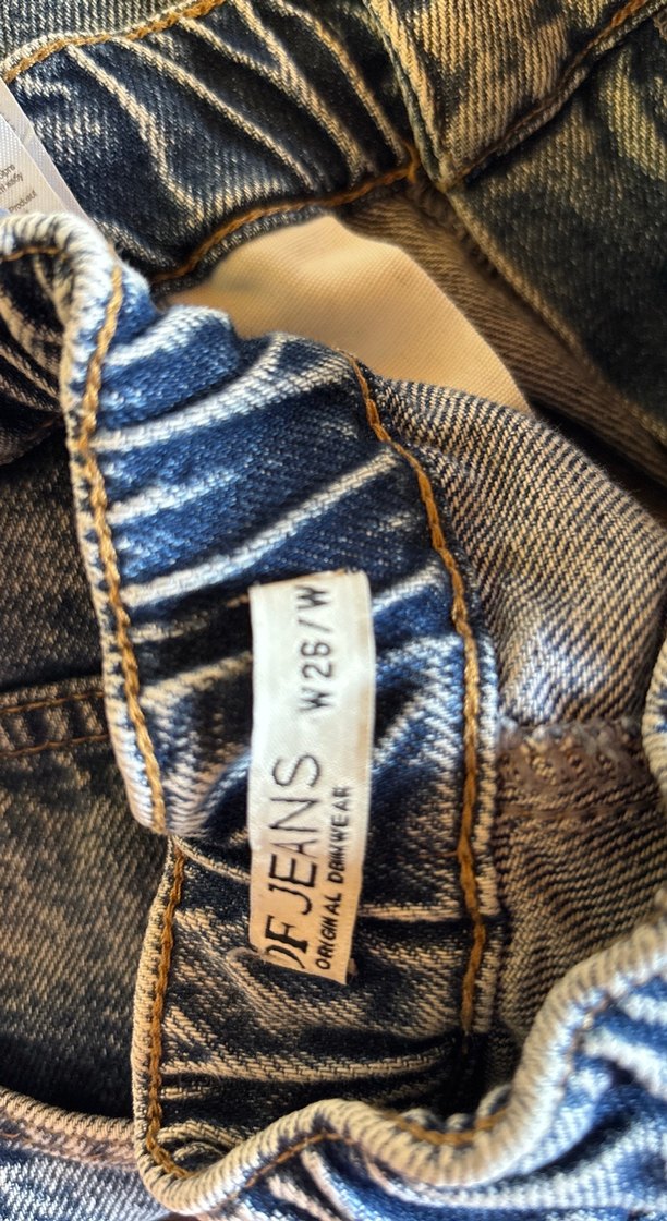 Bol Kesim Kadın Denim Jogger Pantolon - Görsel 4