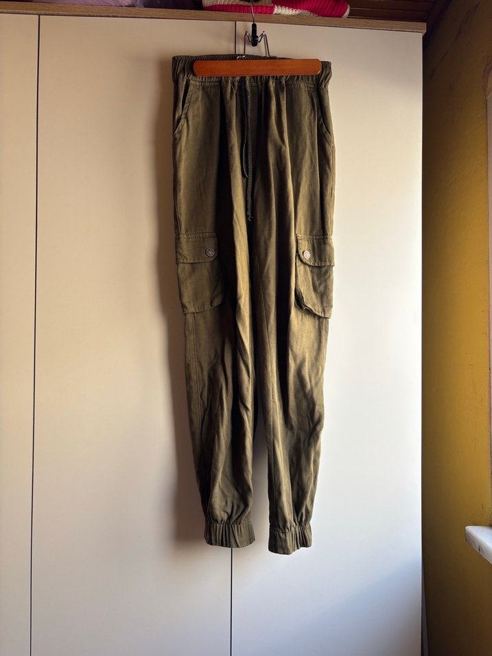 Haki kargo Pantolon - Görsel 2