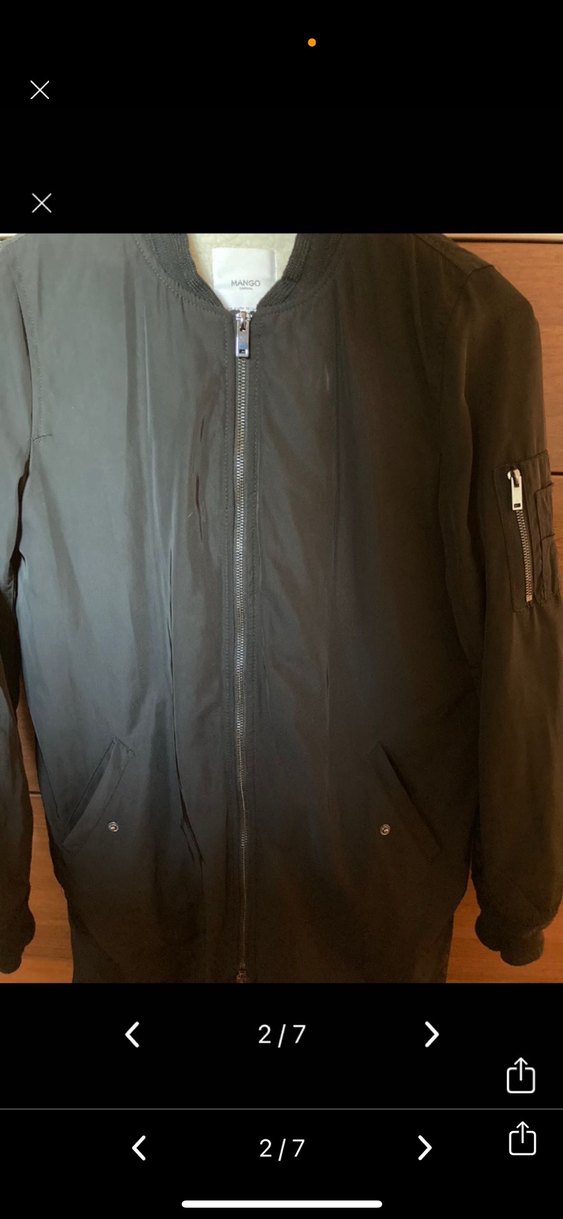 Kadın Siyah Fermuarlı Uzun Mont - Görsel 2