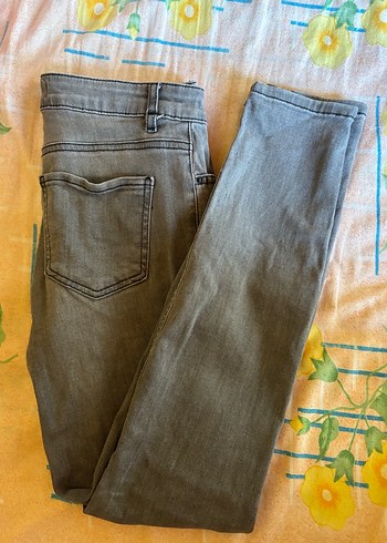 Antrasit Kadın Denim Jean Pantolon - Görsel 3