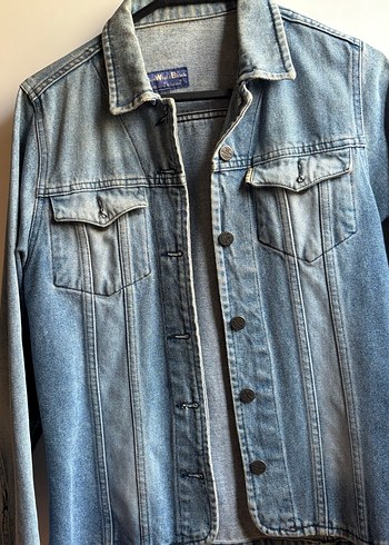 Mavi kot ceket - Görsel 3