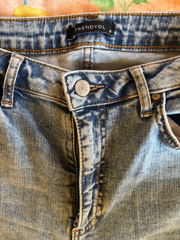 Kadın Mavi Pantolon Jean Trendyolmilla - Görsel 3