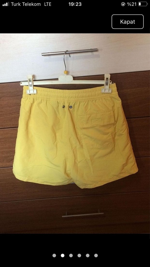 Polo ralph lauren deniz şortu erkek sarı - Görsel 2