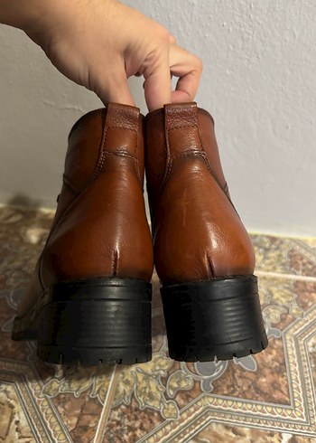 Taba rengi hammer jack kadın bot - Görsel 5