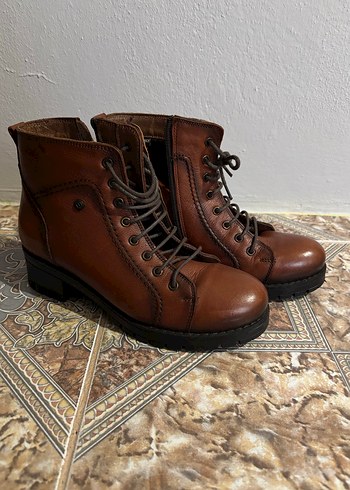 Taba rengi hammer jack kadın bot - Görsel 9