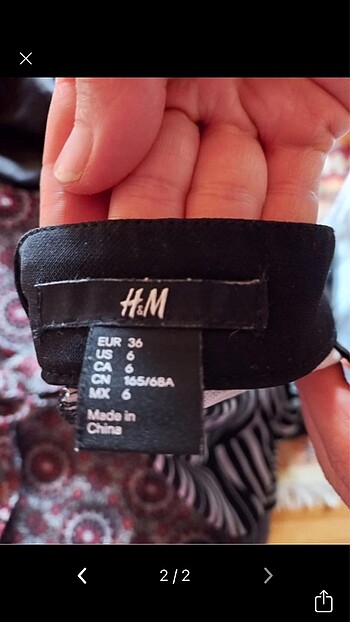 H&M Çizgili pantolon