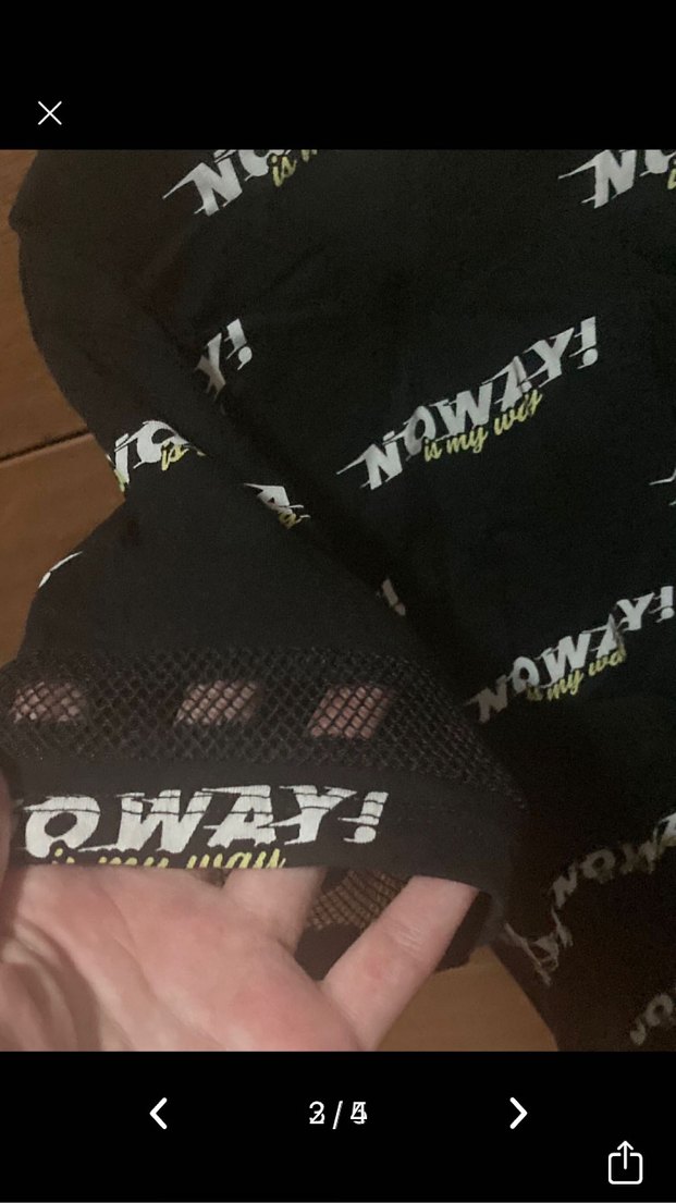 Siyah Baskılı Kısa Kollu Crop Tişört - Görsel 2