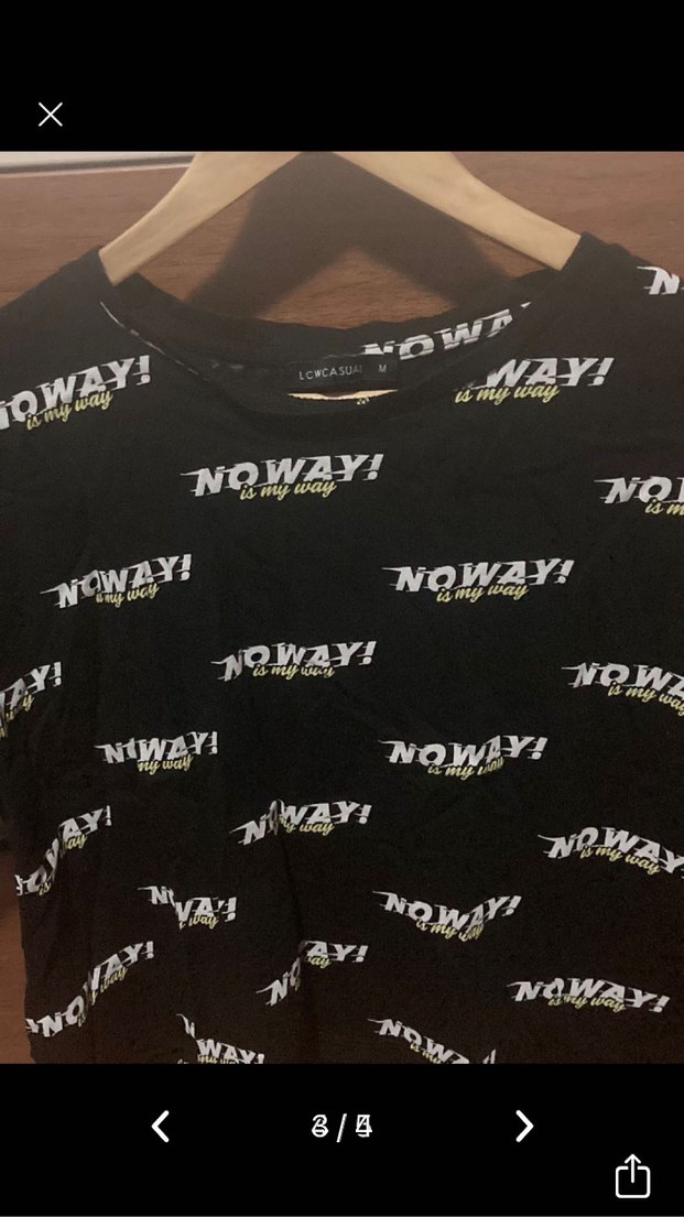 Siyah Baskılı Kısa Kollu Crop Tişört - Görsel 3