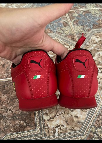 Kırmızı Puma Roma Kadın Spor Ayakkabı - Görsel 4