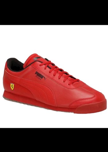 Kırmızı Puma Roma Kadın Spor Ayakkabı - Görsel 5