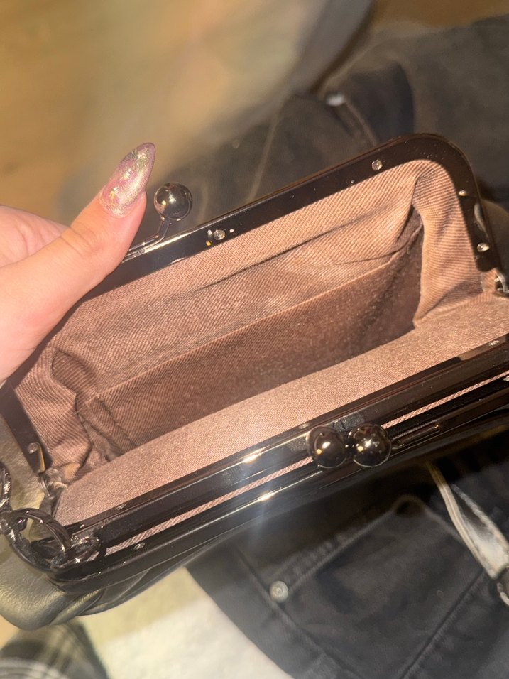 Kahverengi Deri Tokalı Kadın Çanta - Görsel 2