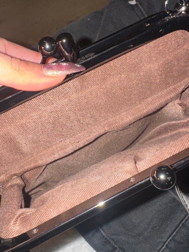 Kahverengi Deri Tokalı Kadın Çanta - Görsel 3