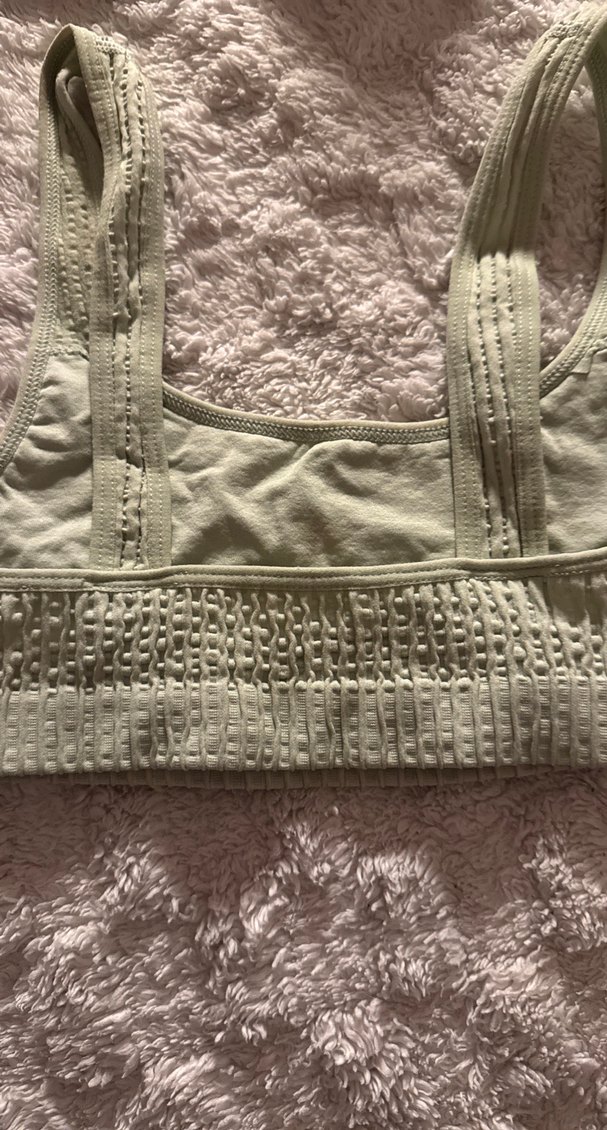 Yeşil Örgü Crop Top - Görsel 2