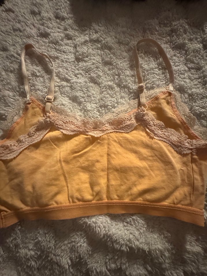 Sarı Dantel Detaylı Kadın Bralet - Görsel 2