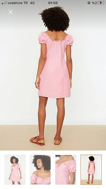 Trendyol & Milla Pembe elbise
