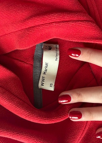 WWF Kırmızı Sweatshirt - Görsel 2
