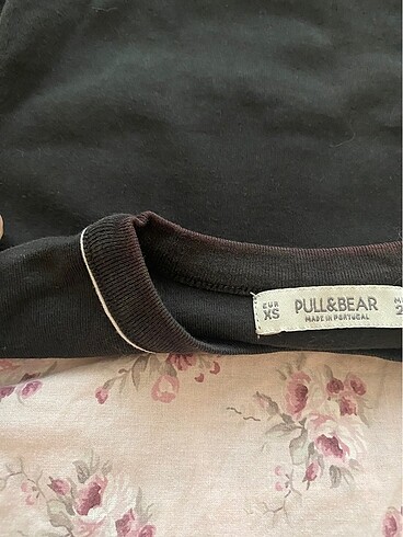 xs Beden Pull And Bear Crop Baby Tee Coquette