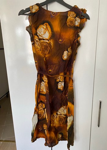 Kadın Çok Renkli Bohem Uzun Elbise - Görsel 5