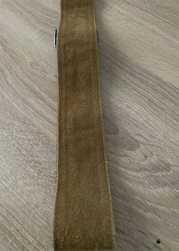 Kahverengi gerçek Süet Kadın Kemer - Görsel 5