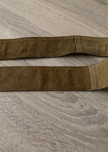 Kahverengi gerçek Süet Kadın Kemer - Görsel 6