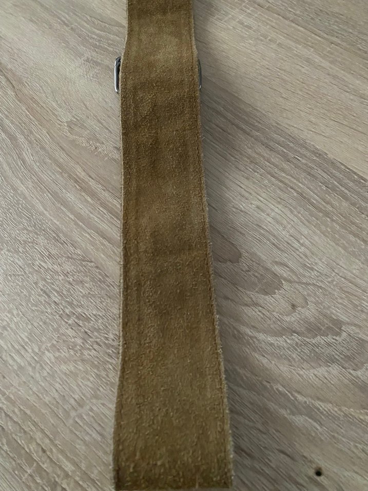 Kahverengi gerçek Süet Kadın Kemer - Görsel 5