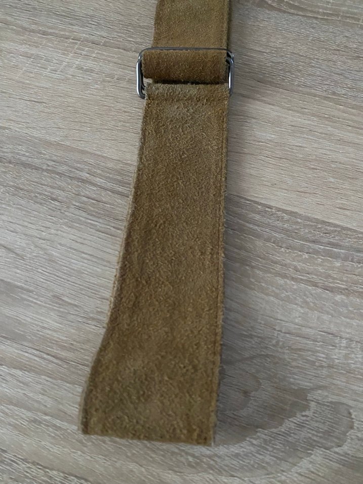 Kahverengi gerçek Süet Kadın Kemer - Görsel 4