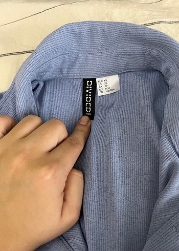 H&M Düğmeli Uzun Kollu Elbise