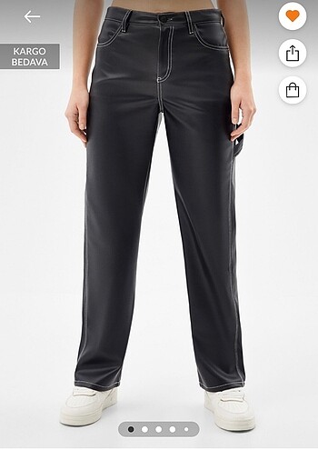 Bershka Deri Pantolon