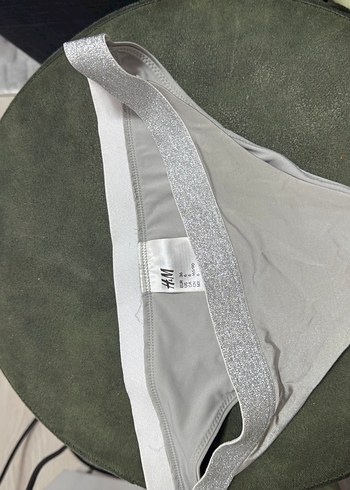 Gri Elastik Bantlı Kadın Bikini Altı - Görsel 2