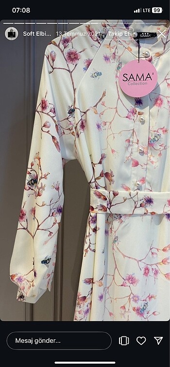 40 Beden çeşitli Renk SAMA COLLECTİON SOFT ELBİSE